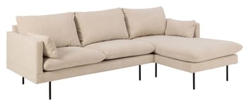 Bovento Selena Sofa m. chaiselong, høyrevendt - Beige