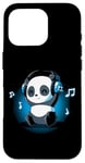 Coque pour iPhone 16 Pro Dj Panda Casque