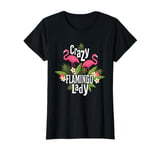 Crazy Flamingo Shirt Crazy Bird Lady Flamingos Flamingo Lady T-Shirt