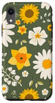 iPhone XR Yellow and White Flowers Floral Love Summer Pattern Case