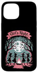 iPhone 15 Girls' Night Witch Coven Halloween motif Spooky Fun Artwork Case