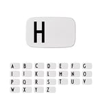 Design Letters Lunch Box Blanc (A-Z) | Cadeau Noel Homme & Cadeau Noel Femme | Parfait comme Boite a Gouter Enfant, Lunch Box Enfant, Adulte | Boite Repas Sans BPA/BPS | Lunch Box Micro ondable 850 Ml