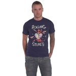 The Rolling Stones T Shirt Hackney Diamonds Heart New Official Unisex Navy Size XL