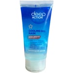 Deep Action Cooling Gel Mask - Aloe Vera and Cucumber Juice - Soothes & Comforts