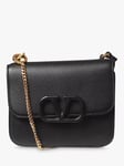 Pre-loved Valentino VSling Leather Shoulder Bag, Black