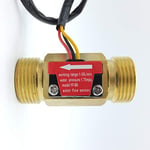 jdhlabstech Copper Fluid Flow Sensor Flow Meter 1 to 30 Litres/Min 3/4" Pipe (DN20)