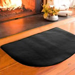 Missdong - 19.7x39.4in/50x100cm Tapis de Cheminée Résistant au Feu, Tapis de Protection Anti Feu, Tapis Ignifuge Devant de Cheminee, Tapis de