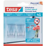 Tesa Powerstrips Tesa Klebehaken 1kg/2ST Variante: transparent   [100]