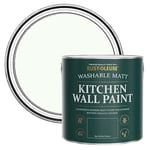 Rust-Oleum White Washable Kitchen Wall Paint in Matt Finish - Still 2.5L