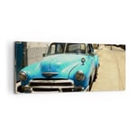 Impression sur Toile 100x40cm Tableaux Image Photo Voiture classique cuba havane