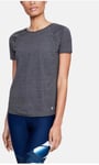 Women's Under Armour Vanish Seamless Spacedye Grey Short Sleeve T-shirt Size Xl