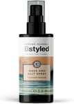 Jerome Russell BStyled Wave & Salt Spray- Medium Hold Spray for Definition, Mat