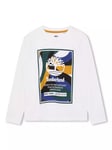 Timberland Kids' Logo Graphic Long Sleeve T-Shirt