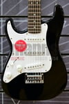 Fender Squier Mini Stratocaster Black Left-Handed Short-Scale Electric Guitar