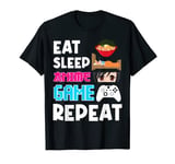 Eat Sleep Anime Game Repeat Shirt, Anime Manga Shirts Gifts T-Shirt