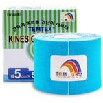 Temtex Tape Classic elastisk tape Til muskler og led farve Blue 1 stk.