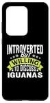 Coque pour Galaxy S20 Ultra Iguane drôle introverti mais prêt à discuter des iguanes