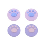 4 kpl Cat Paw Thumb Stick Grip Cap Cover PS3 / PS4 / PS5 / Xbox One / Xbox 360 -ohjaimen peliohjaimen ohjaussauvakotelon tarvikkeet