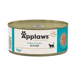 Ekonomipack: Applaws i buljong 24 x 156 g - Tonfisk