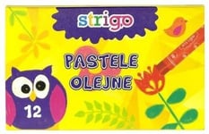 Strigo Oljepastellkritor 12 Färger Strigo