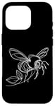 Coque pour iPhone 16 Pro Line Art Entomologistes Bumblebee