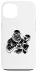 Coque pour iPhone 13 Funny Cryptid Bigfoot Alien Love Valentine Monster Femme Homme