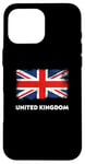 Coque pour iPhone 16 Pro Max Drapeau United Kingdom Angleterre Union Jack