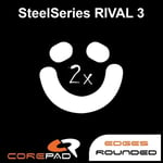 Corepad Skatez SteelSeries Rival 3 Souris Pieds Patins Hyperglides Téflon PTFE