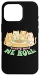 Coque pour iPhone 16 Pro Chats amateurs de sushis kawaii drôle That's How We Roll Pastel