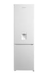 Cookology Fridge Freezer 268L with Water Dispenser 55cm - White CFF268WDWH