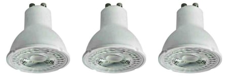 3 x Megaman 142652 Dimmable LED GU10 PAR16 Lamps 5W 36° 4000K Cool White