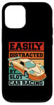 Coque pour iPhone 12/12 Pro Easily Distracted By Slot Car Racing RC Car Minicar Slot