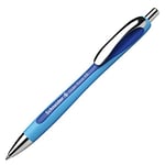 Schneider 132503 Stylo à bille Slider Rave XB (largeur de trait XB, recharge indélébile, encre bleue), 1 pièce