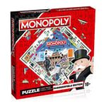 Winning Moves Huddersfield Monopoly 1000 Piece Jigsaw Puzzle Game, inspired by the Huddersfield Monoply board game, gift and toy for ages 10 plus