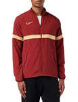 Nike CW6957 Veste de Football de Survêtement Tissée pour Homme, Taille S, Équipe Rouge/Blanc/Jersey Or/Blanc