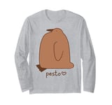 Pesto The Penguin Pesto Cute Big Fat Penguin Long Sleeve T-Shirt