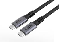 Microconnect - Usb-Kabel - 24 Pin Usb-C (Hann) Til 24 Pin Usb-C (Hann) - Usb4 Gen3x2 - 48 V - 5 A - 3 M - Up To 40 Gbps Data Transfer Rate, Usb Power Delivery (240 W) - Svart