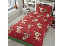 Jul Rudolf och hans vänner Sängkläder - Renar