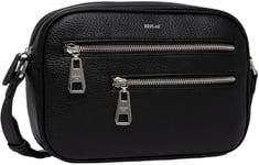 Replay Women's Fw3631 Shoulder Bag, 0098 Black, UNIC