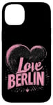 Coque pour iPhone 14 Plus Coeur rose I Love Berlin