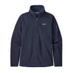 Patagonia Womens Better Sweater 1/4 Zip (Blå (NEW NAVY) Large)