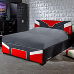 X Rocker Cerberus Gaming Bed in a Box Double - Red