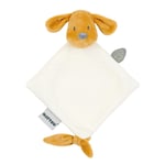 Nattou Charlie mini doudou chien jacquard BLANC