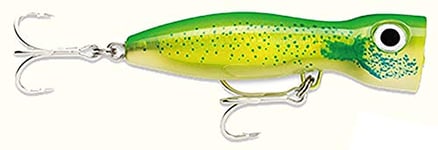 Rapala - Leurre de Pêche X-Rap Magnum Xplode - Matériel de Pêche Corps Robuste Monobloc ABS - Leurre Pêche en Mer - Profondeur de Nage Surface - 13cm / 62g - Fabriqué en Estonie - Dorado