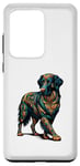 Coque pour Galaxy S20 Ultra Mandala Art Flat-Coated Retriever Flatcoat