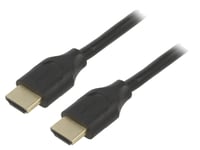 Cable HDCP 2.2 HDMI 2.1 male des deux cotes 2m noir