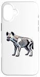 iPhone 16 Plus X-ray Hyena Body Anatomy Radiography Skeleton Case