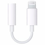 INF Apple Lightning Till 3,5 Mm-adapter För Hörlurar Vit