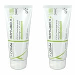 A-DERMA DERMALIBOUR+ CICA Crème réparatrice assainissante 2x100 ml