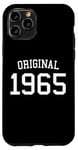 Coque pour iPhone 11 Pro Original 1965, 60 ans pour homme et femme, 60e anniversaire